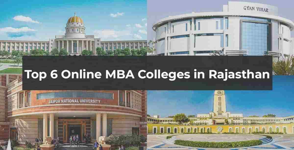 Top 5 Online/Distance MBA Colleges In Rajasthan 2024 – UPDATED!