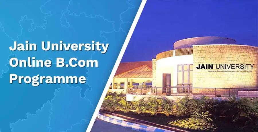 Jain University Online BCom Programme