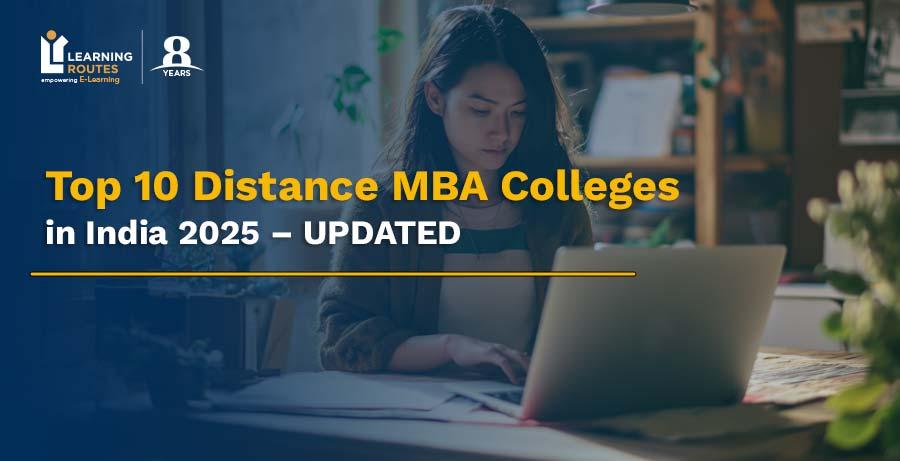 Top 10 Distance MBA Colleges in India 2025 – UPDATED