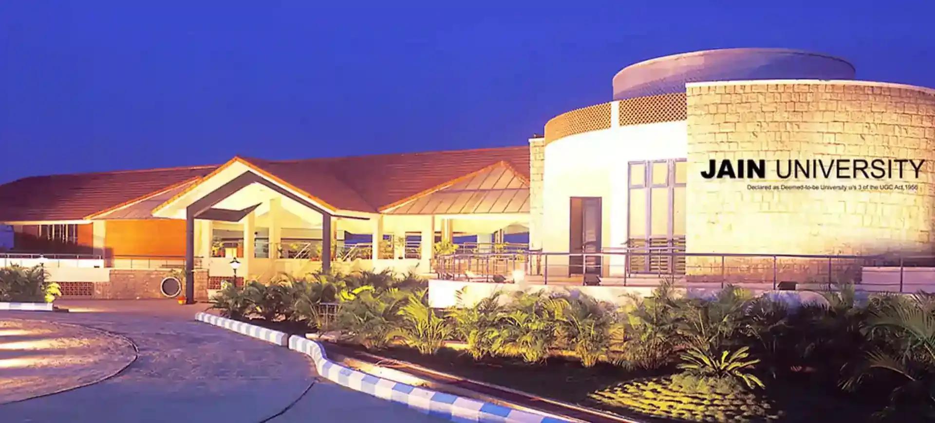 Jain University Online banner