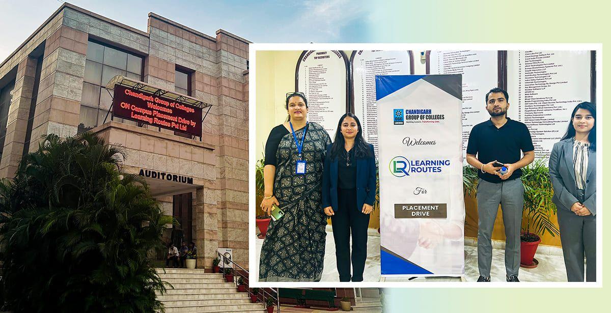 Mr. Karan Semta, Founder, Learning routes Pvt. Ltd. Encourages CGC Students to Choose to be Entrepreneur in Life